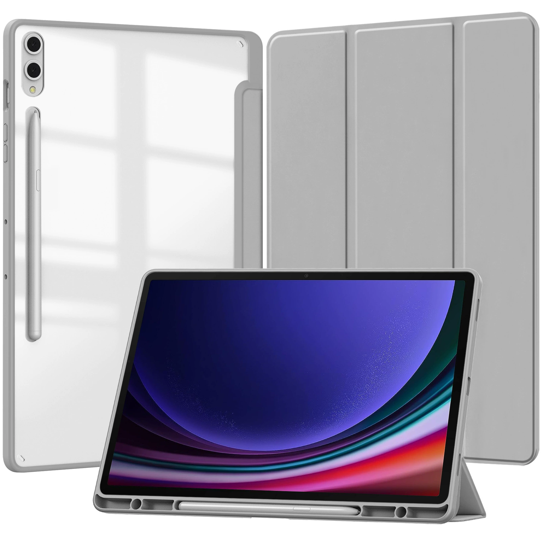 Защита для нового планшета Samsung GalaxyTab S11 S9 прозрачный 12,4 дюйма акриловый слот для пера S10