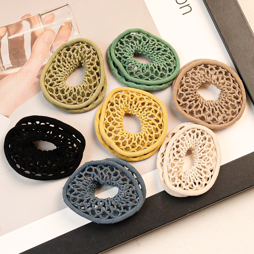 헤드 로프 한국 스타일 높은 탄성 원활한 고무 밴드 여성 헤드 볼 헤어 밴드 헤드웨어 없다 헤어 트레이스 헤어 액세서리