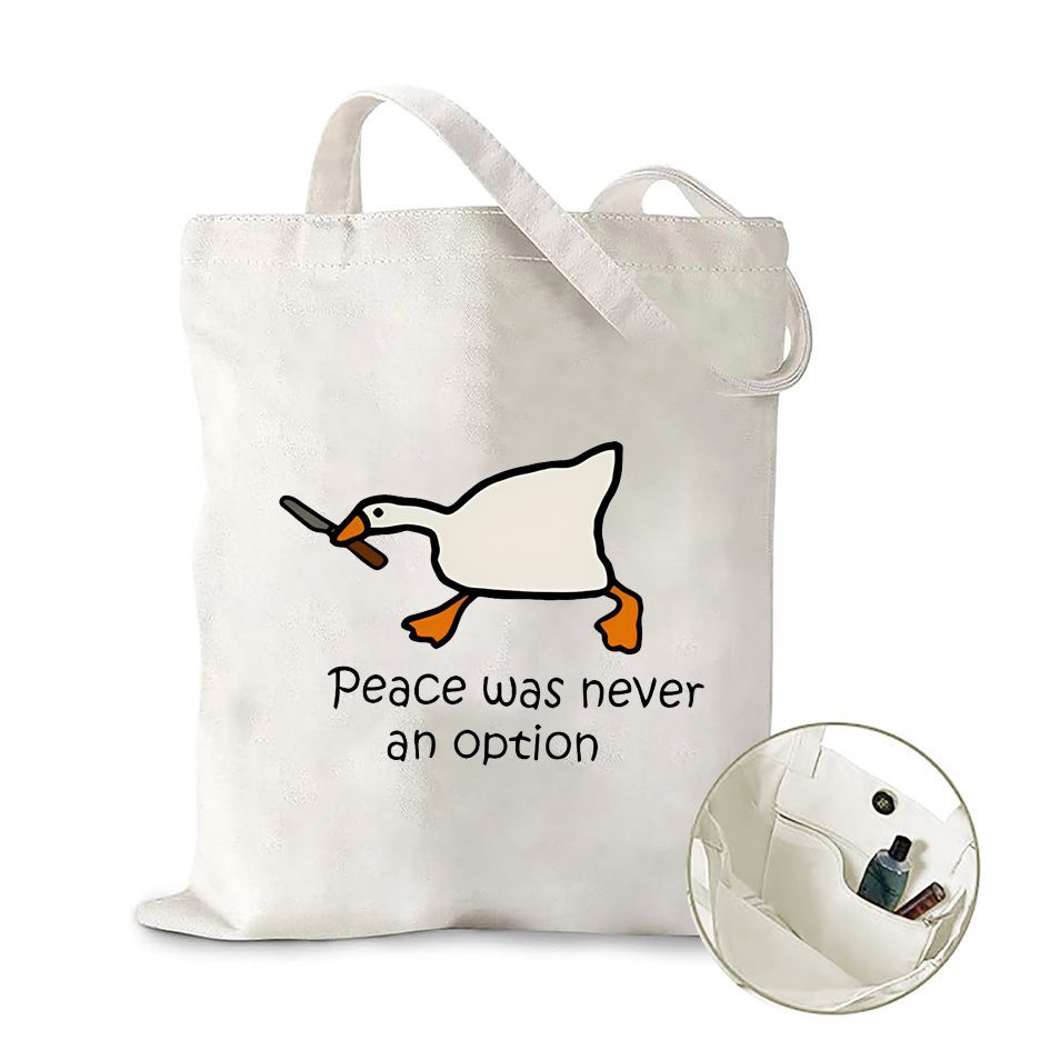 Efecto de fijación magnética + bolsa interna con cremallera; 39 * 34; lona
