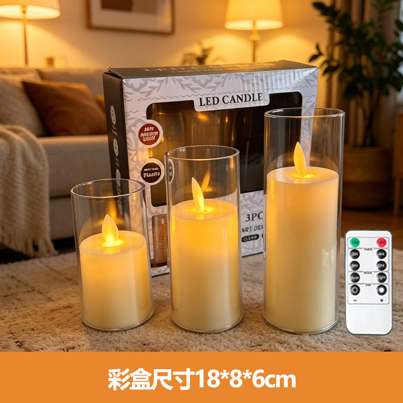 Velas electrónicas LED lámpara de vela de simulación boda festivales de carga vela diseño accesorios adornos de atmósfera lámpara personalizada