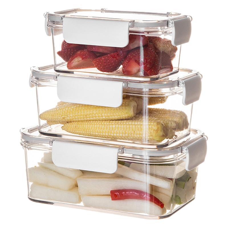Contenedor de Alimentos Hermético de Plástico PET para Refrigerador