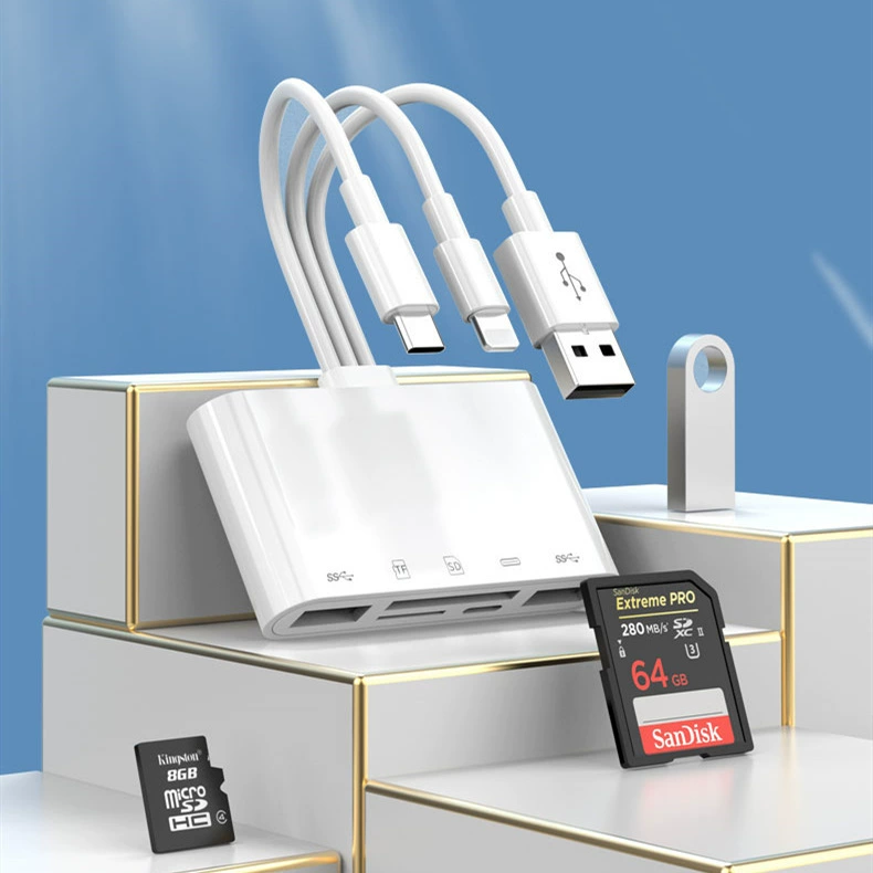 Применимо для Apple 1516 Huawei мобильный телефон считыватель карт памяти type-c SDTF U диск OTG конвертер