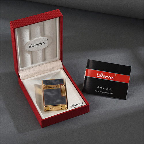 Ruifeng RF519 simple loud sound lighter kerosene grinding wheel open flame side firing high-end gift lighter manufacturer direct sale