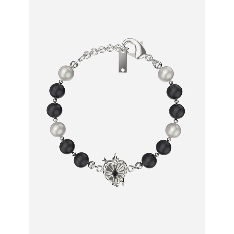2022 new classic black and white love and redemption bracelet couple National fashion original bracelet accessories niche design 2022 new classic black and white love and redemption bracelet couple National fashion original bracelet accessories niche design