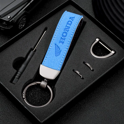 Haojue Honda Motorcycle — Motorcycle Key - blue-motorcycle-keychain-honda