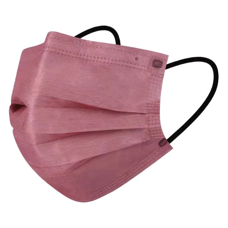 Morandi Masks Disposable Individually Packaged Masks Three-Layer Adult Protective Masks for Women High Appearance Value Thickened Factory Wholesale