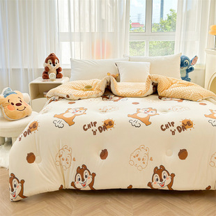 2024 New Genuine Zero Skin Sense Class A Knitted Cotton Beanstalk Quilt Spring and Autumn Quilt Winter Quilt
