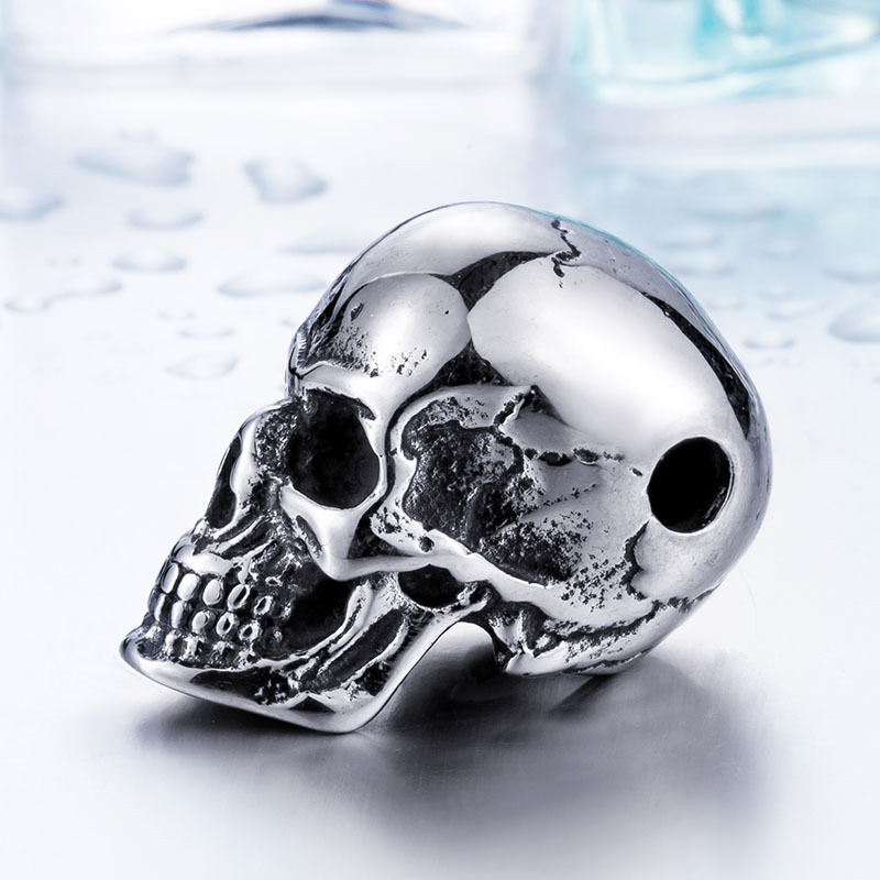 1 Piece Quantity Fashion Skull Titanium Steel Plating Halloween Unisex Pendant Necklace