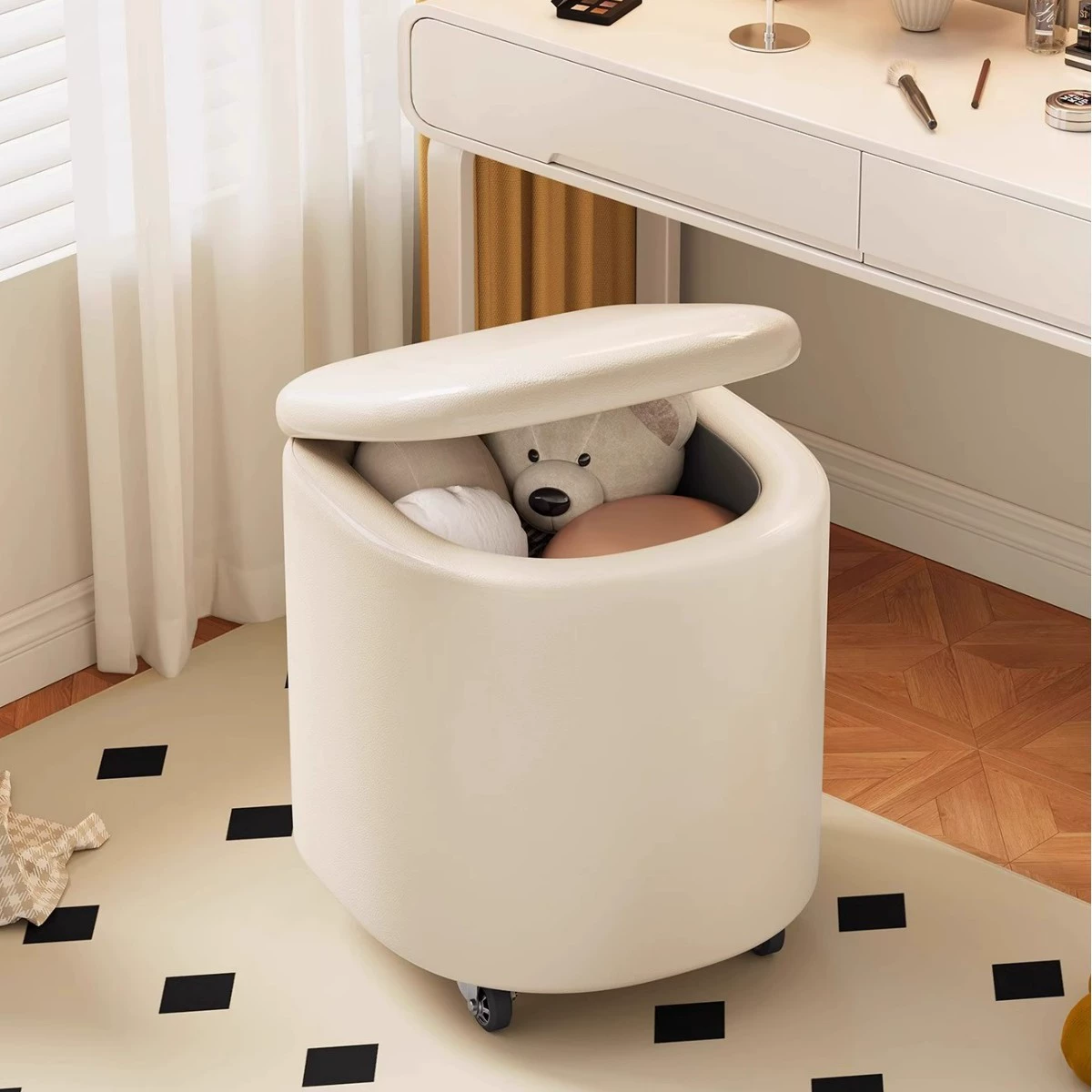 Срединное кресло для макияжа можно хранить табурет для макияжа табурет для девочек