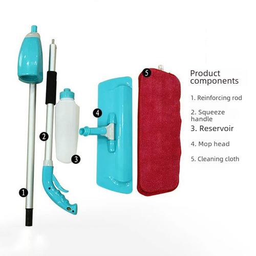 Cross-border multi-functional mop four-in-one lazy flat mop, spray and mist mop, home mop for delivery