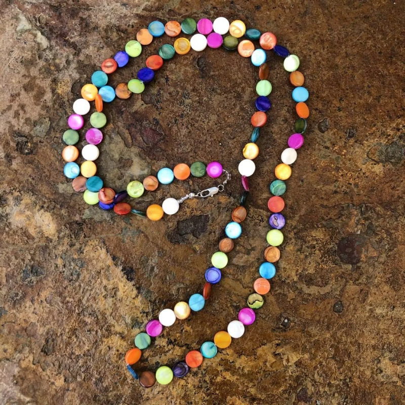 Conchas naturales conchas pulseras collares diy fresco versátil joyería correa de mano tienda artesanía característica fuente