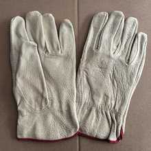猪皮手套司机氩弧焊猪头层皮短全皮机械师维修叉车驾驶防静电工作