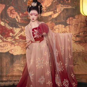 Tang empress queen hanfu for women girls hanfu adult female  tang dynsaty Chinese style suits