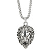Necklace stainless steel hip-hop style, pendant, punk style, wholesale