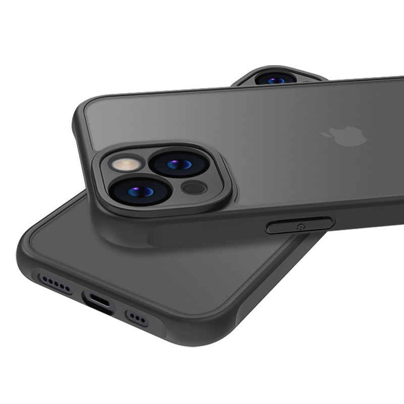 IPHONE16pro つや消し肌の感触 PC+TPU 携帯電話ケース 17PROMAX 新しい在庫 15/14/13 に適しています。|undefined