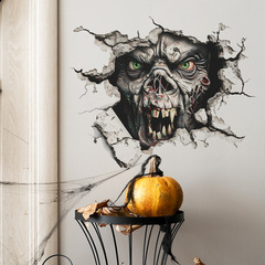 New MG-F068 Halloween Thrilling Wall Monster Bedroom Living Room Background Decal Paper Wholesale Self-adhesive