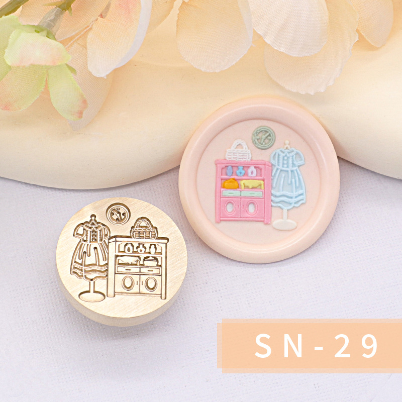 Original nuevo estilo fuego pintura sello serie interior cabeza regalo embalaje sobre cubierta cuento de hadas habitación casa caliente