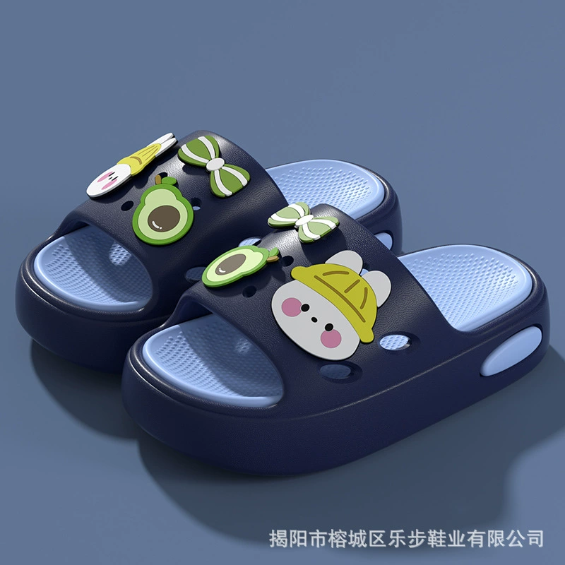 Милые детские тапочки с героями мультфильмов для девочек, летние домашние тапочки для домашнего использования, нескользящие детские тапочки среднего и большого размера, семейные тапочки для мальчиков