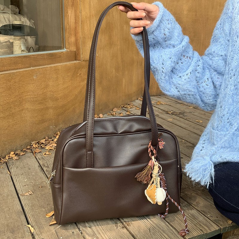 Korean-style Large-capacity Tote For Women, High-end Handb, Boston B, Spring Hot-selling Fashion Commuter Shoulder_voghion.com