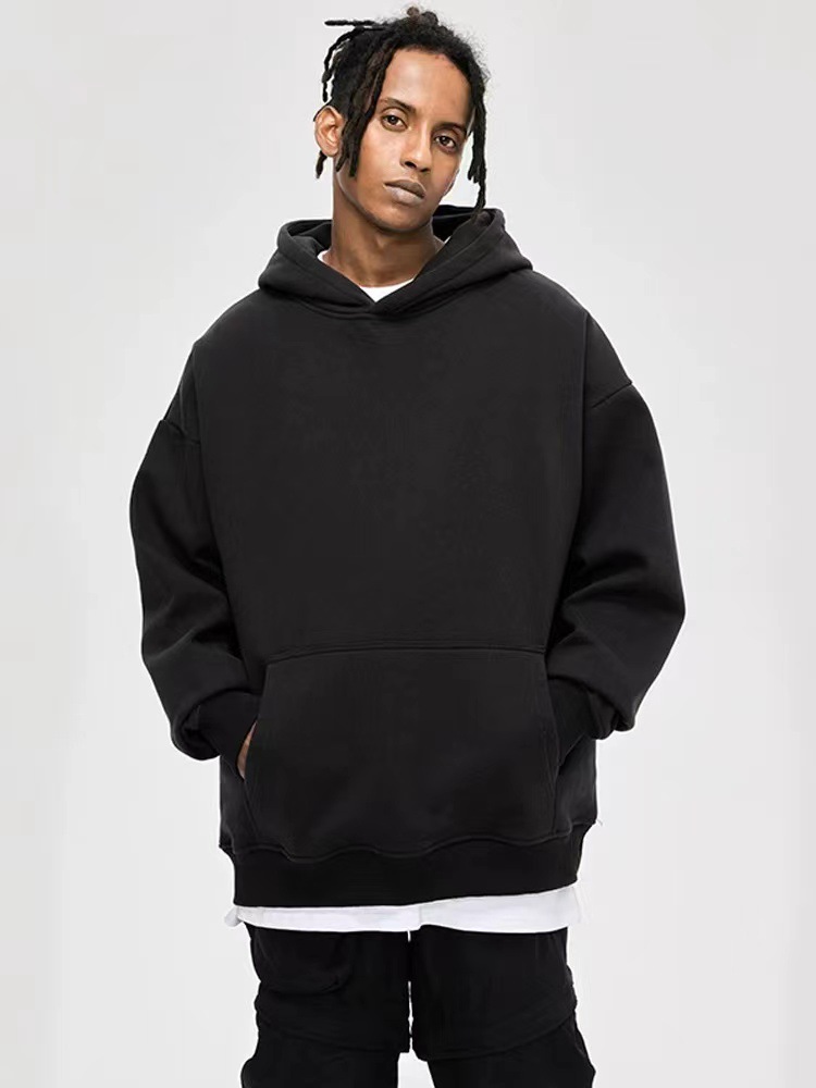 Otoño y invierno nuevo tipo de camisa de terciopelo caliente para hombres de color sólido pareja chaqueta suelta de moda europea y larga