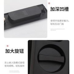 衛生間陽台木門移門雙面鈎鎖廚房推拉門帶鑰匙鈎鎖隱形內嵌門鎖