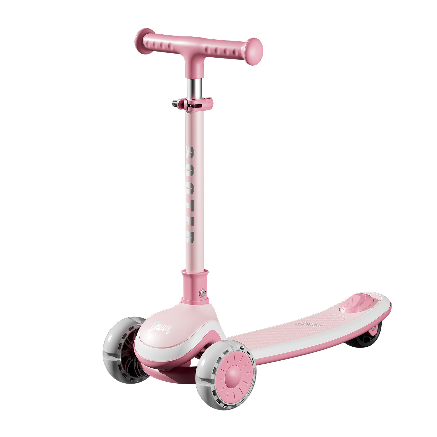 Fábrica al por mayor scooter plegable para niños rueda flash scooter para niños un solo pie coche de equilibrio juguete scooter