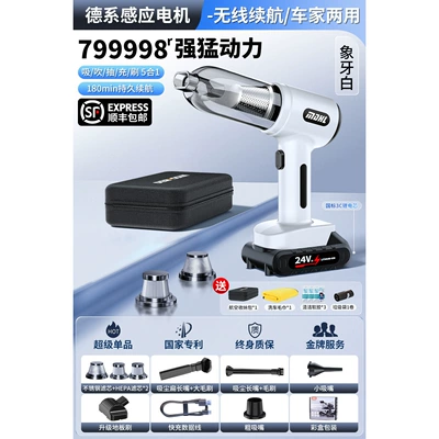 Tozsoranlar Small, Super Powerful, Wireless Charging, Dual-Purpose - enhanced-suction-power-5-in-1-vacuum-blower-extractor-charger-and-brush-includes-storage-box-stainless-steel-filter-hp-filter-2-standard-kit-cleaning-kit-porcelain-white