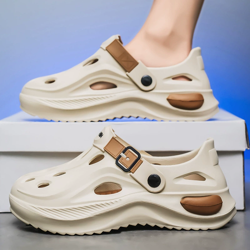 Пещерная обувь для мужчин летом 2025 новый стиль вождения фекалий на открытом воздухе Спорт пляж Баотоу высокого класса сандалии мужчины