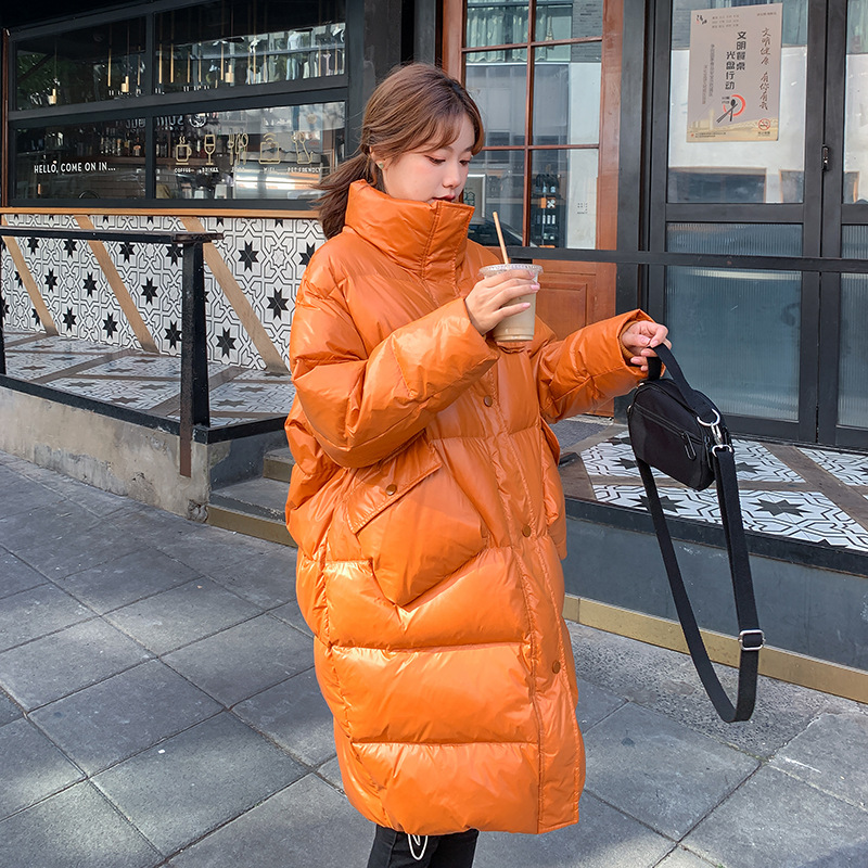 Down Jackets have more cash than can be accounted for 2021 new pattern winter Korean Edition Easy Stand collar keep warm thickening coat Bread wear wholesale