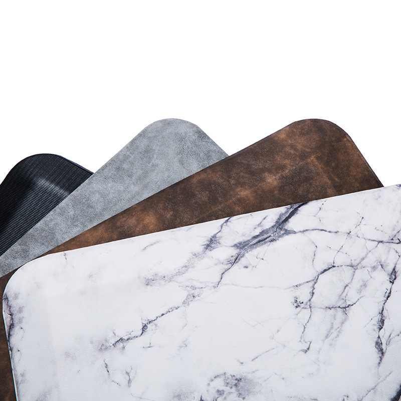 Amazon Customized 24X36 Leather Pu Carpet Bedroom Kitchen Bathroom Pvc Waterproof Anti-Slip Floor Mat Anti-Fatigue Mat