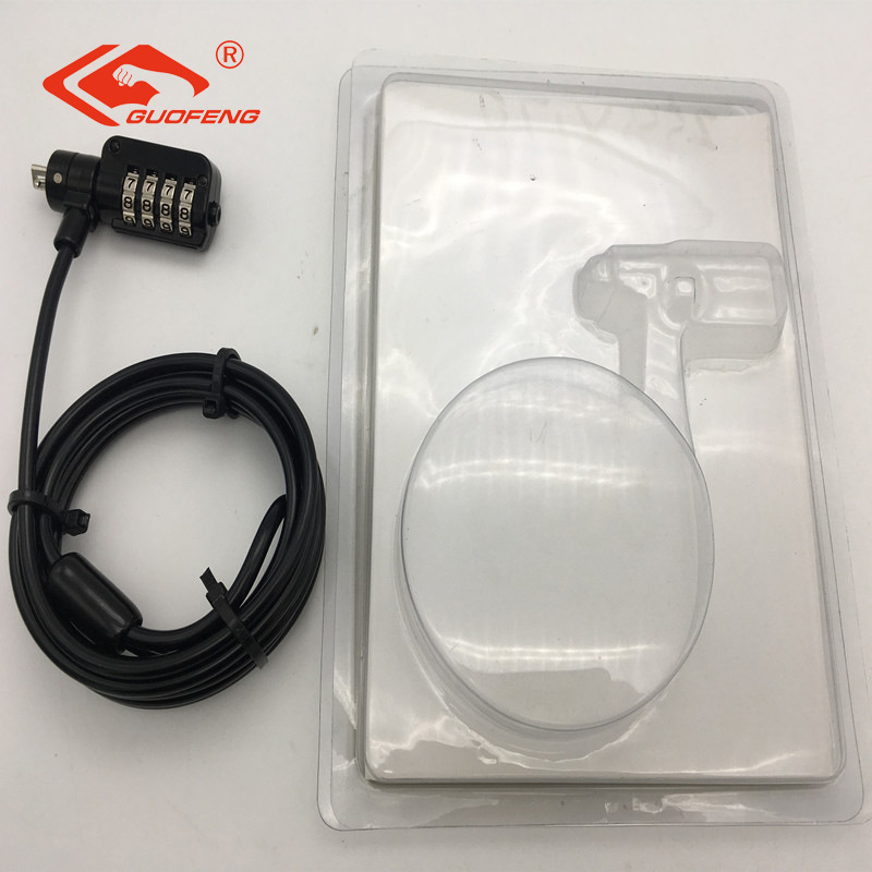 Suministro directo de fábrica Corea del Sur popular computadora LOCK de alta gama blister embalaje LOCK especial Tarjeta de papel Notebook contraseña LOCK