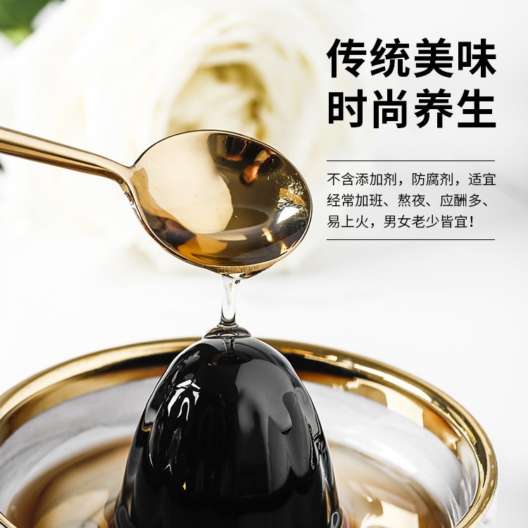 代發廣西梧州雙錢龜苓膏原味紅豆冰菊即食甜零食果凍布丁10斤整箱