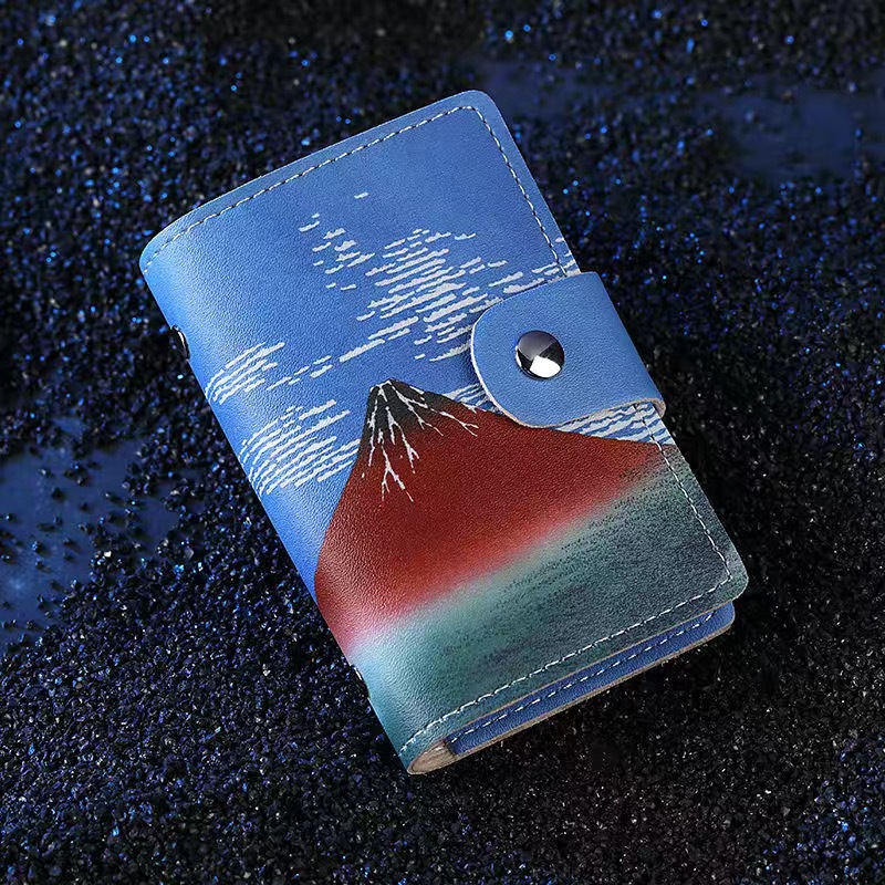 Bolsa de tarjetas para mujeres compacta multi-tarjeta de gran capacidad licencia de conducir licencia de conducir personalidad encantadora bolsa de cambio bolsa al por mayor