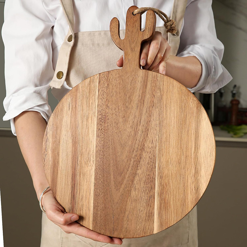 Tablero de cortar de madera tablero de corte creativo del hogar que cuelga multi-funcional tabla de cortar QUESO Tabla de queso bandeja de aperitivos en la tienda