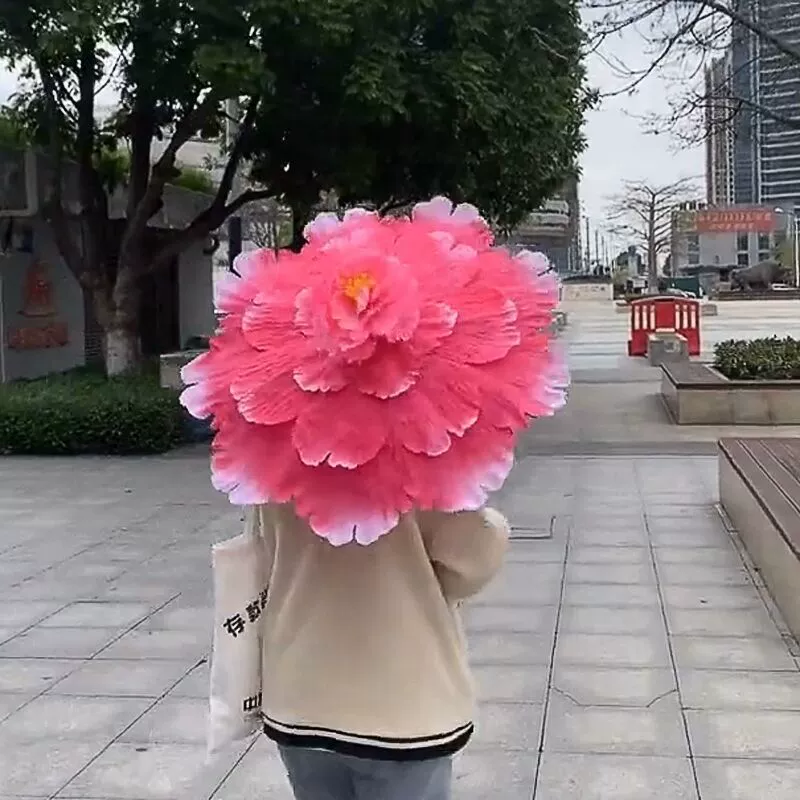 Творческий Зонт Забавный красивый цветок зонтик для цветения персика