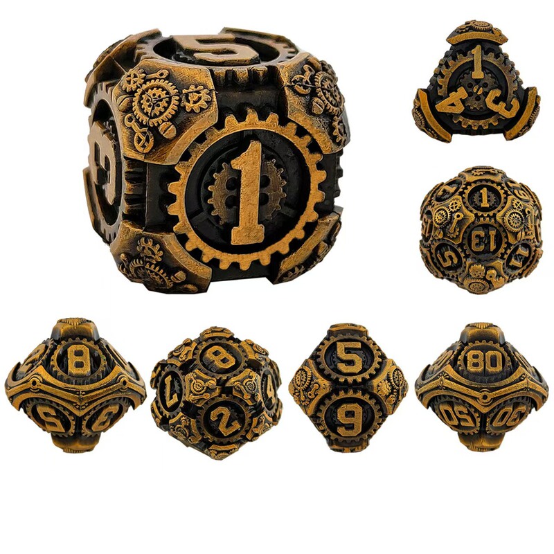 Metal Gear Dice Set Dnd Dungeons and Dragons Trpgcoc Tabletop Game D6 Dice Role-Playing Metal Gear Dice Set Dnd Dungeons and Dragons Trpgcoc Tabletop Game D6 Dice Role-Playing