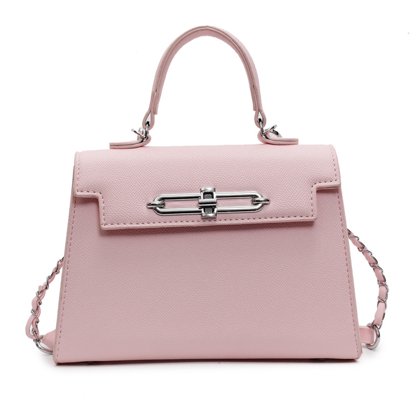 Kelly Bag femenino 2025 nuevo bolso femenino de cadena salvaje moda europea y americana de alta gama bandolera pequeño bolso cuadrado