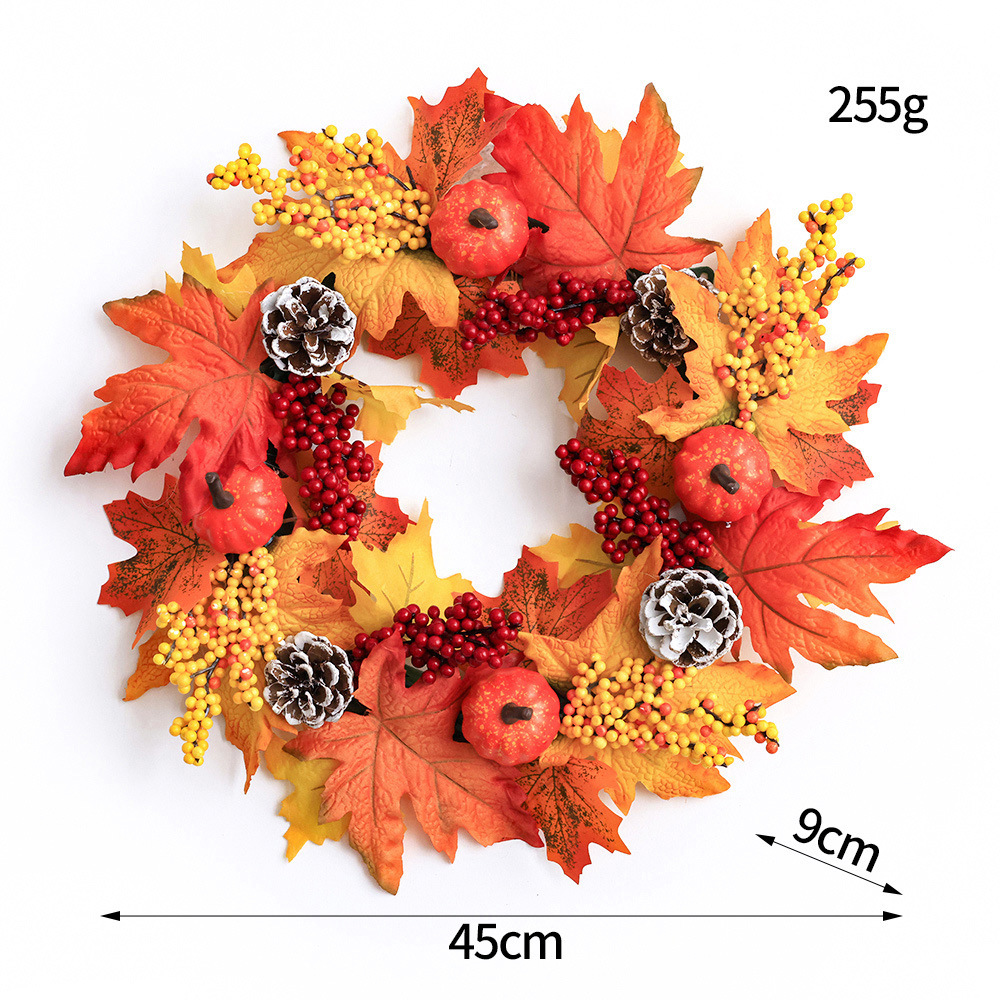 45CM 붉은 과일 화환