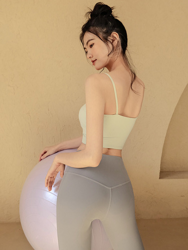 Sports Bra for Women - Summer Thin Running Tank Top Shockproof Contouring Beautiful Back Fitness Strap Top Yoga Top