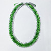 Two-color woven necklace handmade, suitable for import, Amazon