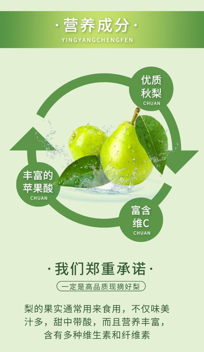 Pure Pear Paste Yi Tong Li Gao Concentrated Fresh Pear Syrup Ready to Eat 10g x 20 Sticks key features