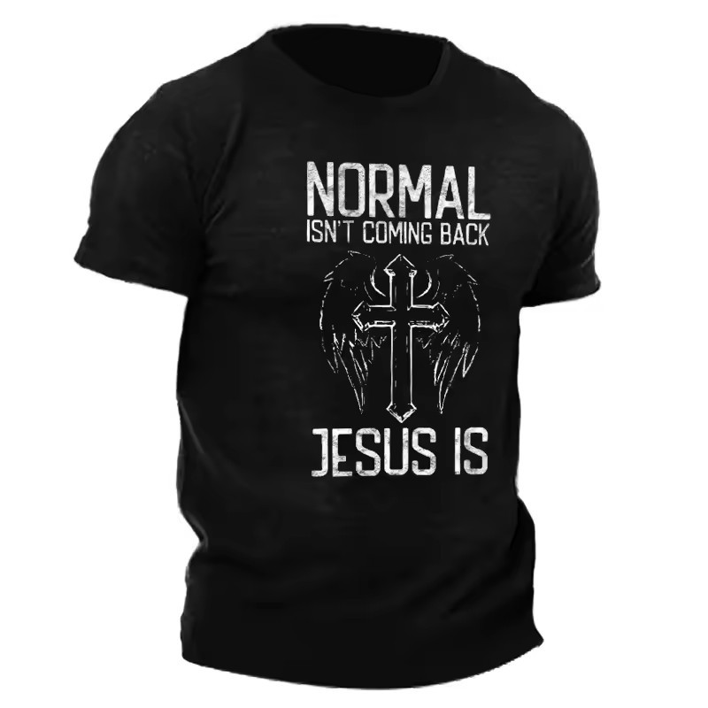 Camiseta de cuello redondo de manga corta transpirable de malla suelta de verano de los hombres con estampado 3D con estampado de lema retro clásico