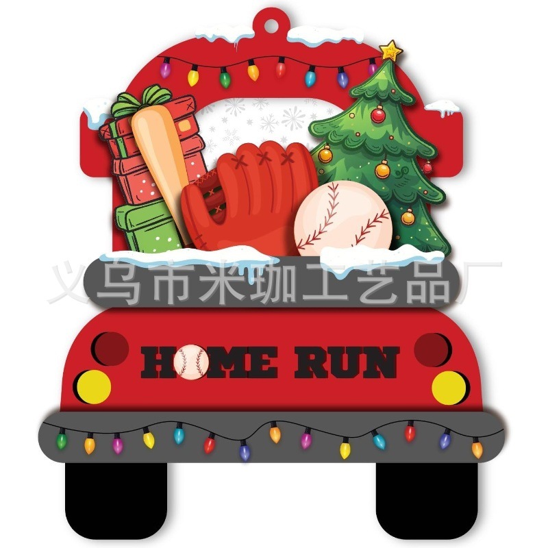 2025年越境新築祝いギフト クリスマス 母の日 バレンタインデー 装飾品 玄関用丸型木製吊り飾り|undefined
