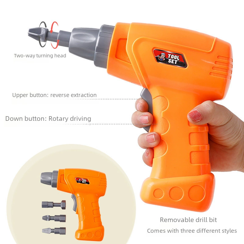 Электрическая дрель, конструктор, трехмерная головоломка-интеллектуальная игрушка