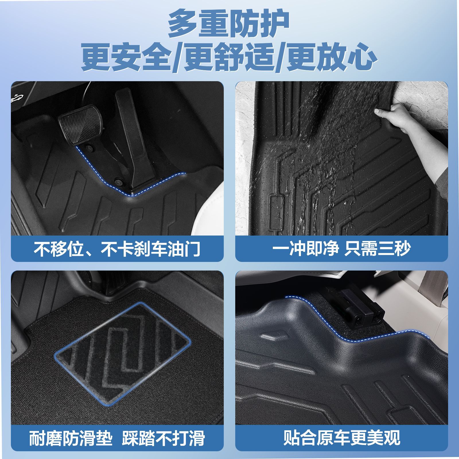 Alfombrillas para Volkswagen Lavida/PLUS, impermeables, resistentes al desgaste, totalmente de TPE, alfombrillas ecológicas para coche, alfombrilla para maletero, venta al por mayor