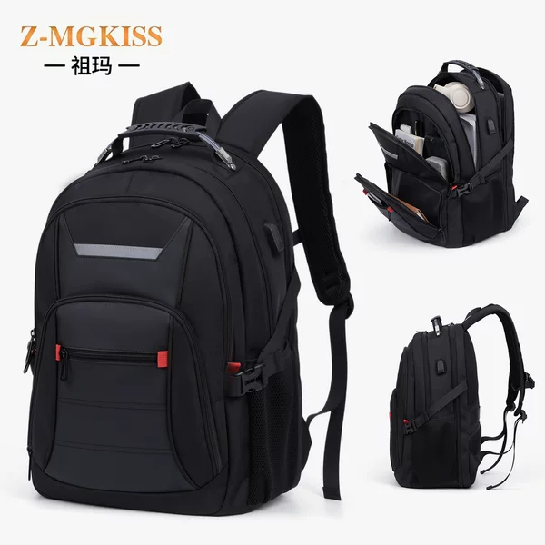 Cross-Border Business Backpack, Large-Capacity Leisure Travel Computer Bag, Outdoor Mountaineering Waterproof Multi-Functional Men's Backpack