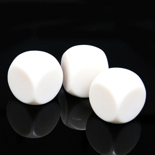 Large blank rounded corner dice blank dice glossy color printable 3CM