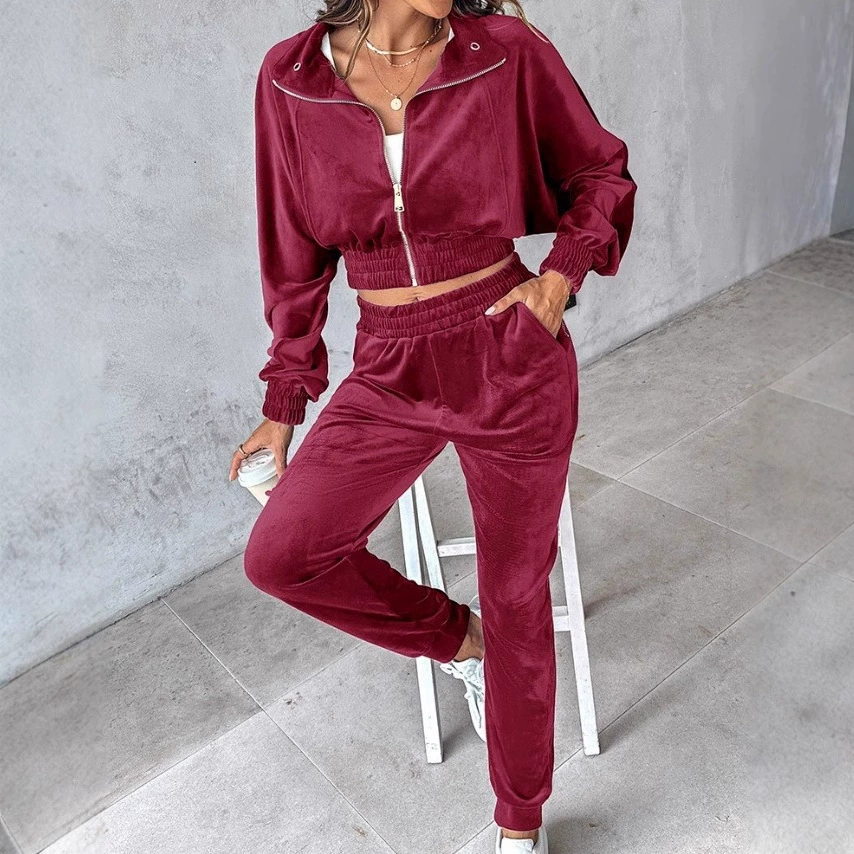 Autumn velvet set