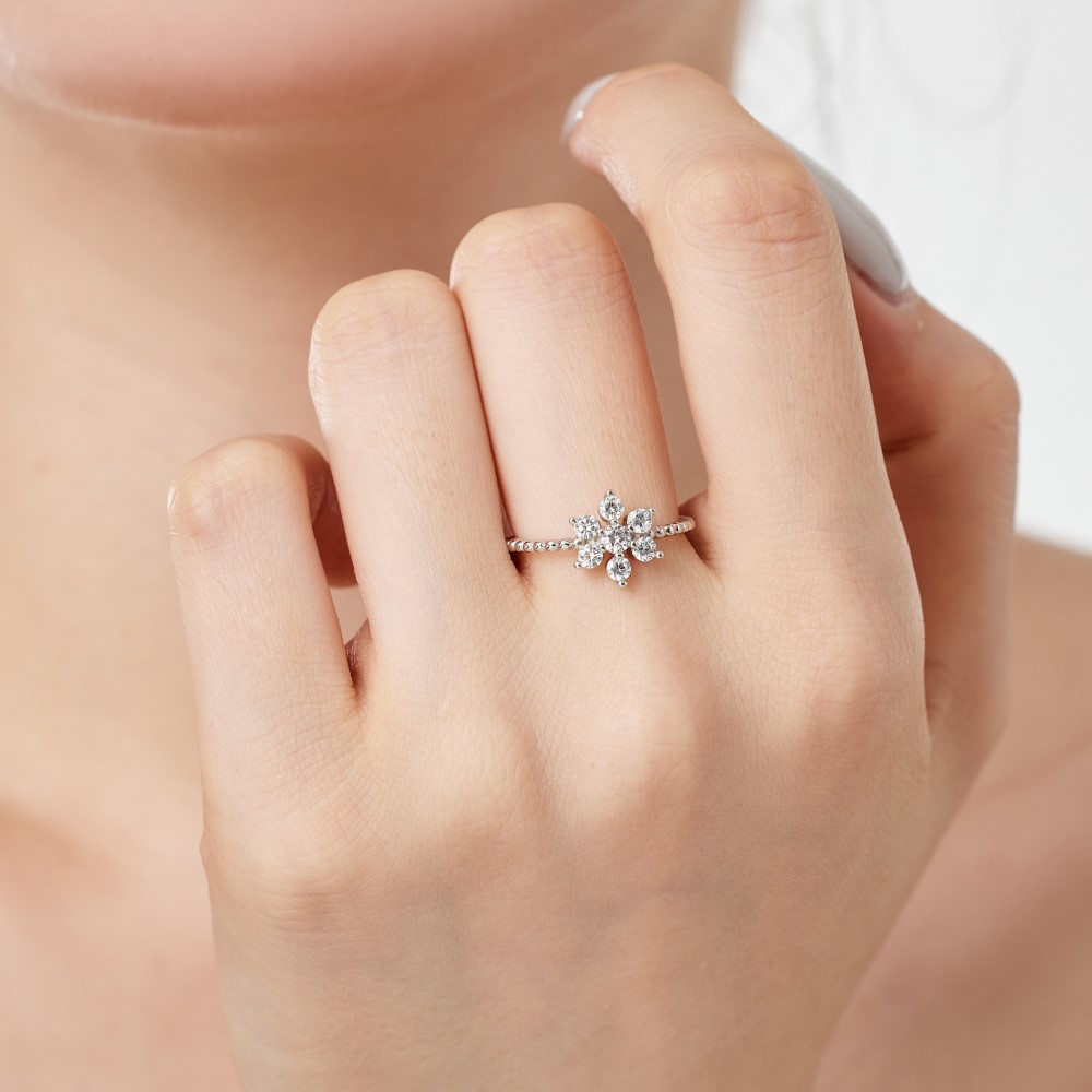 6g Weight Zircon Inlay Material Open Rings Classification Adjustable Ring Size 1 Piece Quantity Holiday, Daily Occasion 925 Sterling Silver Material Geometric Pattern Women's Gender Plating, Inlay Design Basic, Modern Style, Classic Style Style 925 Sterling Silver Zircon Geometric Open Rings 21