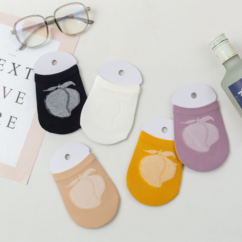 Invisible Socks Half Socks Women's Spring and Autumn Thin Shallow Sandals Half Palm Socks Non-Slip Front Foot Socks High Heels Socks